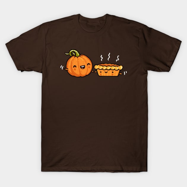 Pumpkin & Pie T-Shirt by Walmazan